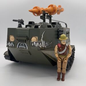 Gi Joe Warthog 1988 Vintage 100% Complete and SGT Slaughter Outstanding